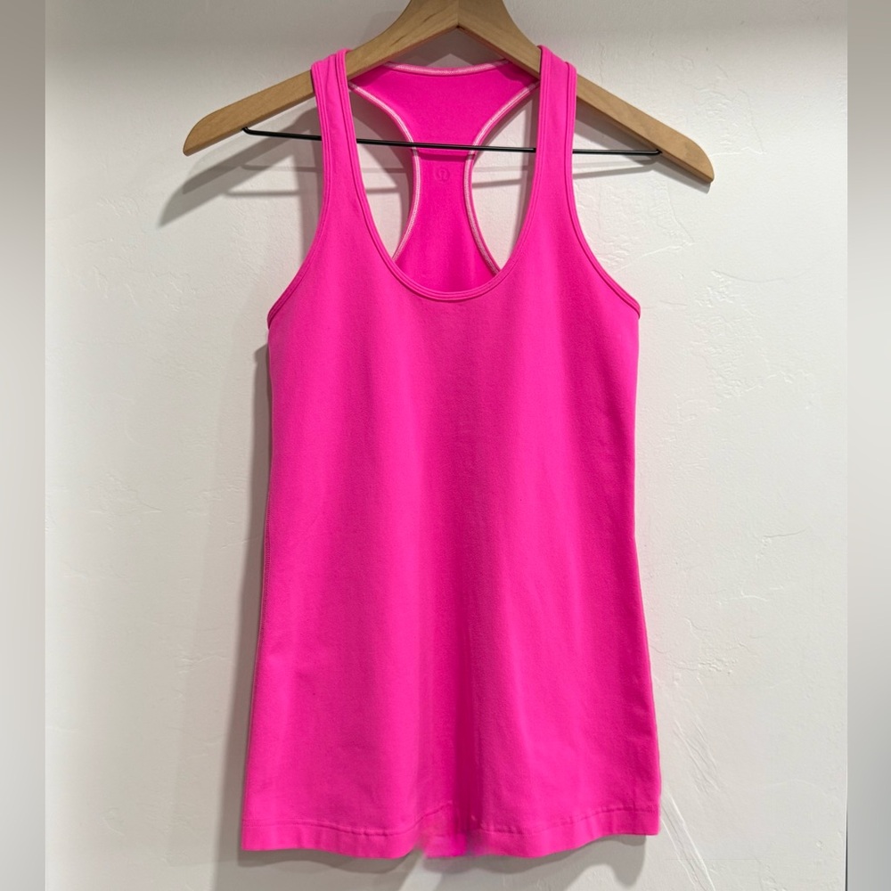 Lululemon Cool Racerback Raspberry Glo Light - Picture 3 of 6